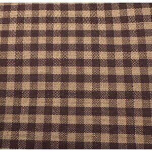18x22 Cotton Fat Quarter Brown & Tan Plaid Fabric Material Sewing Crafting